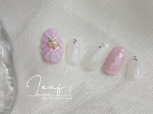 リーフ バイ エムジーエイチ(Leaf by MGH)/定額S｜お花ネイル