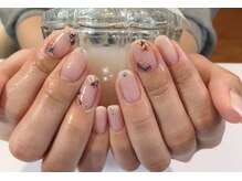 アトリエルリアン(Atelier Le Lien)/春ネイル/押し花ネイル