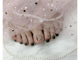 秋冬シェルネイル《フット》