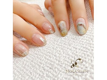 ノーラスリエン(Nolaslien)/オシャレ ニュアンスネイル