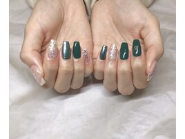 秋ネイル【若葉/坂戸】