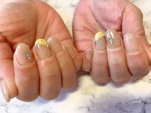 マリアンジュ(MariAnju)/ジェルネイル★ふんわりミモザ