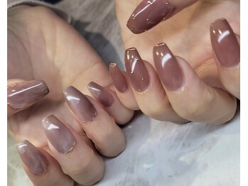 パーミル アイ アンド ネイル クマモト(permille ‰ eye&nail Kumamoto)/大人ニュアンスネイル