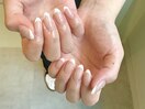 フレンチネイル　パラジェル