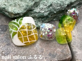 ネイルサロン ふるる 大須店/フットミディアム#769