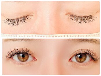 クリア アイラッシーズ アンド ネイルサロン シャイン(CLEAR & SHINE)/オフ+フラットラッシュ100本