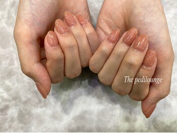 ザペディラウンジ(The Pedi Lounge)の写真/シンプルでも上品な指先に★クリアジェル¥4000/当日予約OK♪全メニューケア込◎トレンドもお任せ下さい♪