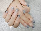 ラメグラデーションネイル