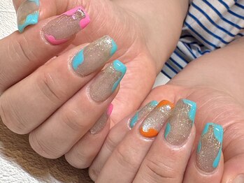 ファンザネイル(fun the nail)/夏ネイル