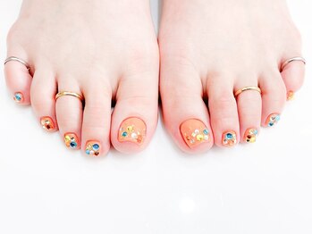 ネイルコレクション ピンク(Nail Collection Pink)/フットジェルフリー♪カラフル