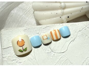 ネイルズガッシュトウキョウ 横浜西口店(NAILsGUSH TOKYO)/＊5月design Foot＊