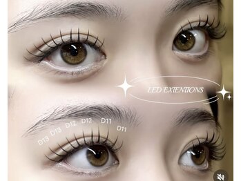 エトラ 池袋(etora)の写真/【濃さ・モチ・デザイン重視の方にお勧め】人気のバインドロック(Wフラット)で圧倒的な存在感のお目元に☆