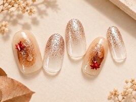 ワンホン紅葉ニュアンスデザイン