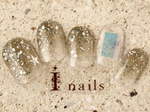 アイネイルズ 町田店(I nails)/塗りかけくすみフィルム 6480円