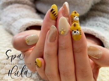 スパフーラ(Spa HULA)/干支ネイル