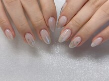 アルティノ ネイル ガーデン(altino nail garden)/星×マグネットグラデーション