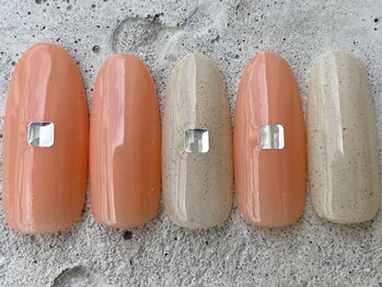 フリークネイル(FREAK Nail)/サンドオレンジホロ ¥7000