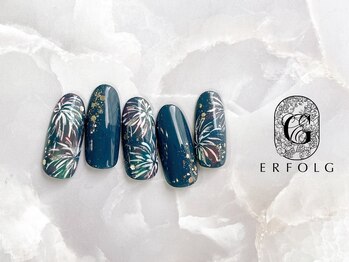 エアフォルク 銀座(ERFOLG)/夏といえば花火ネイル!