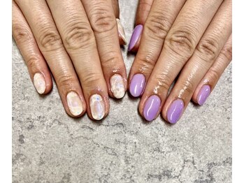 ネイルサロンファストネイルプラス 新宿店(FAST NAIL PLUS)/2024秋ネイル【アシンメトリー】