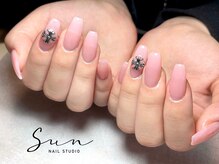 サン ネイル(SUN nail)/チップ長さ出しワンカラー