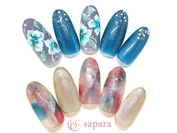 津田沼ネイルサロン サパラ(sapara)/プラチナ定額￥6,899　100種☆