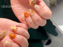 ランドリー(Raundre.)/ぷっくりお花ネイル