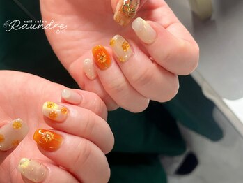 ランドリー(Raundre.)/ぷっくりお花ネイル