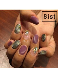 大理石ネイル[新宿/新宿駅]