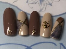 ネイルサロン リリオ(Nail Salon Ririo)/秋カラーアートネイル