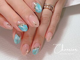 ブルー大理石