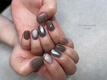 カラン(CALaN)/シルバーラメネイル