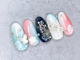 ◆成人式ネイルデザイン◆￥8500