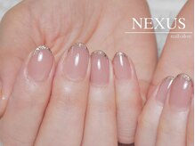 ネクサス(NEXUS)/大人可愛いラメフレンチ