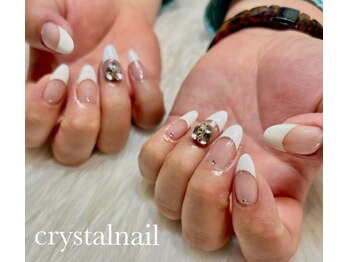 クリスタルネイル イオンモール都城駅前店/王道フレンチ