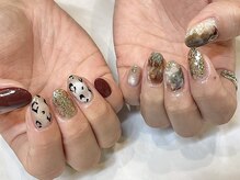 ジョージ グランデ(JO-JI grande)/ヒョウ柄ネイル