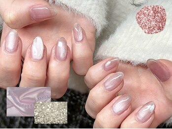 ヌル ネイル 堀江(NURU NAIL HORIE)/大人シンプルオフィスネイル☆