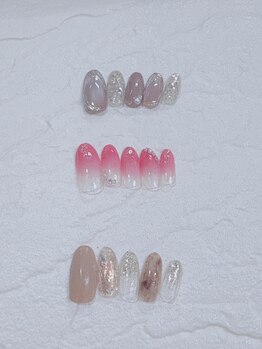 ネイルパレットアンドアイラッシュカフェ 布施店の写真/《当店大人気★定額コース》お手頃価格&トレンドデザイン！ソフトジェルオフ込でネイルが続けやすい◎