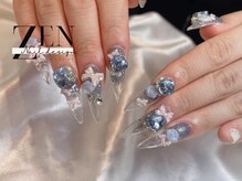 ゼン ネイル デザイン 池袋(ZEN NAIL DESIGN)/長さだしやり放題×つけ放題