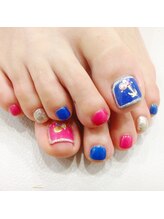 ネイルサロン ディーバ ギンザ(Nail salon Diva GINZA)/南国ピンクブルー