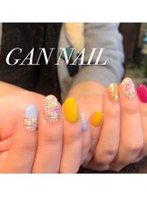 ギャンネイル(GAN NAIL)/カラフルツイード