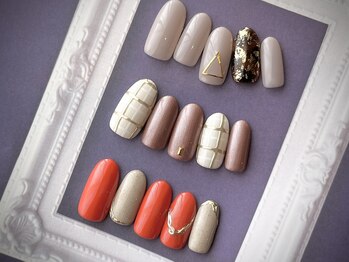 ネイルルーム ハナビ(NailRoomHANABI)/10月のキャンペーンネイル♪
