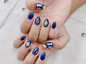 ネイル ビューティーマジック 葛西本店/お月見ネイル