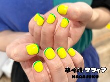 ネイルマフィア 原宿(NAIL MAFIA)/スキニーフレンチ/バイカラー