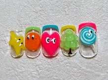 ネイルビート(NAIL BEAT)/プルプルカラフルネイル