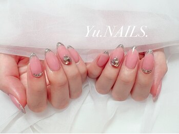 ユーネイルズ 恵比寿(Yu.NAILS.)/春ネイル◎ガラスフレンチ