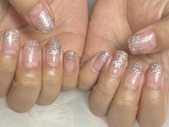 秋桜./ラメグラデーション