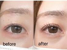 まつ毛パーマでぱっちり可愛く♪毎日のメイク時短にも！◎