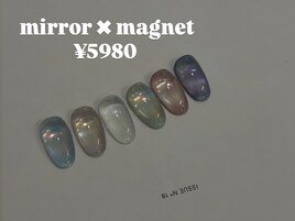 マグネット×ミラー