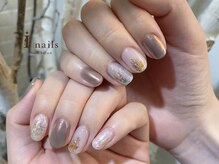 アイネイルズ 渋谷店(I nails)/ミラーニュアンス￥9000[渋谷]