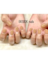 ビサイドネイルアート(BESIDE NAIL Art)/ベージュワンカラー